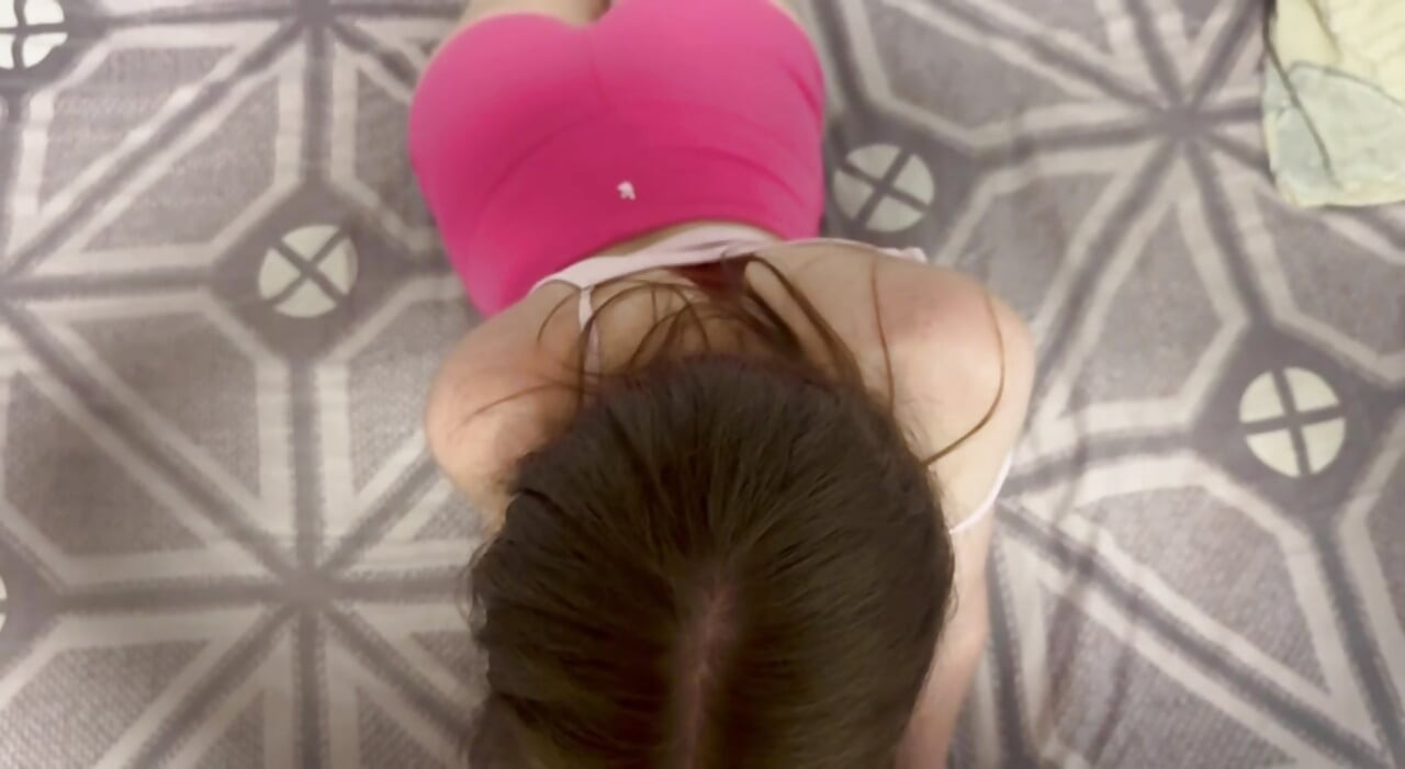 Extremely QUIET SEX while parents are in the next room! (Blowjob, POV, Hardcore)