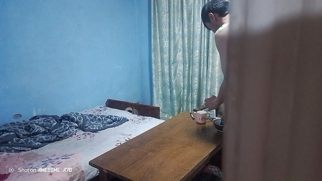 Ray Kris cleans his house