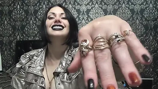 Godaan cincin emas dan hj! Fetish Yahudi!