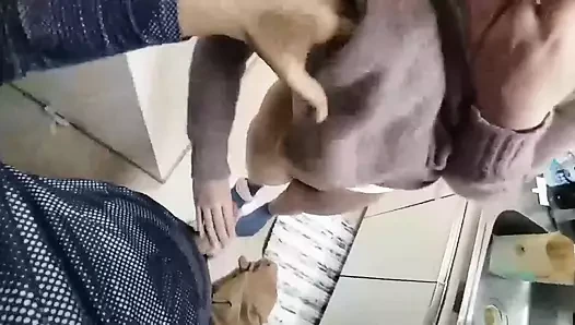 Азиатская жена раком с кримпаем