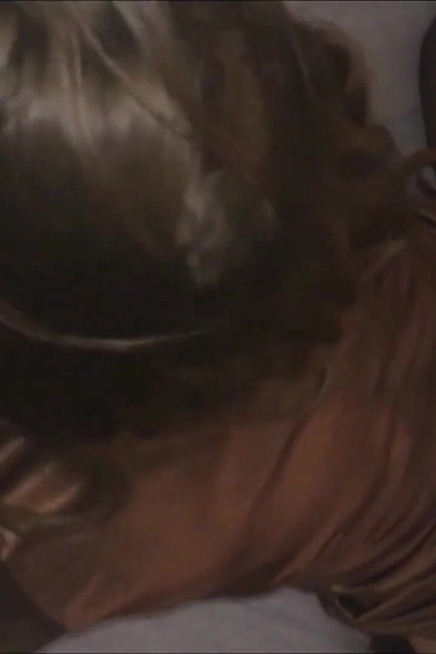 673 (01) - Hammered in My Brown Satin Dress, Heels, and My Tight Ass in My Thon