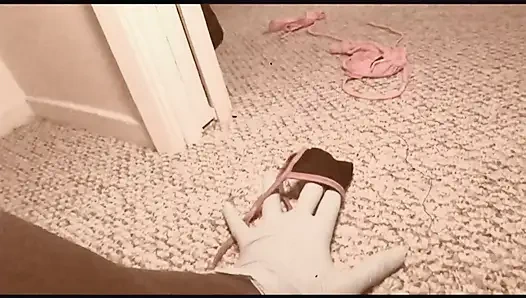 Strong Ravished Pink Slit of Horny Teen Hole Looks Fine Full of Facial