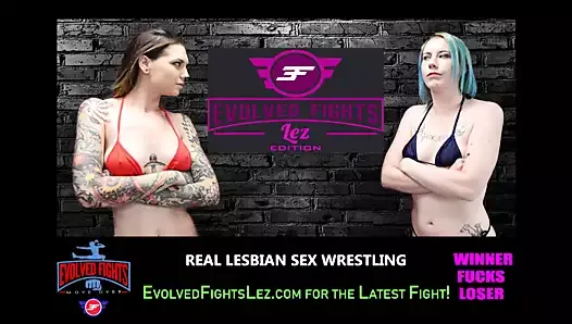 Rough Lesbian Fight As Sheena Ryder Strapon Fucks September