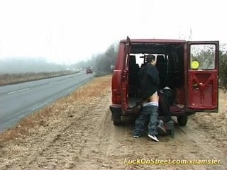 Çılgın sikme üzerinde kamu sokak