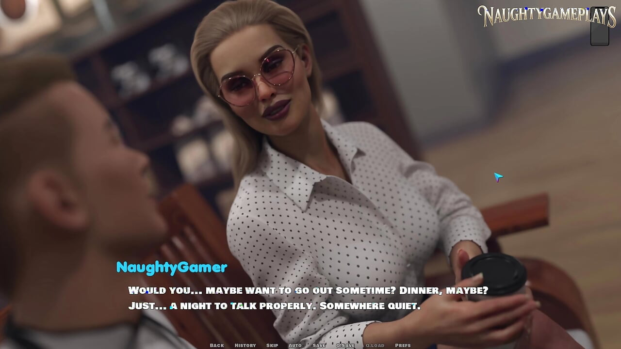 Obsesia milf (partea 03) de la Dan Games - milf blondă excitată
