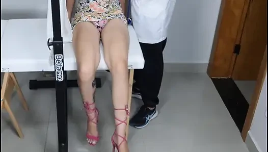 Stepmother Takes Stepdaughter for the First Time to the Gynecologist.