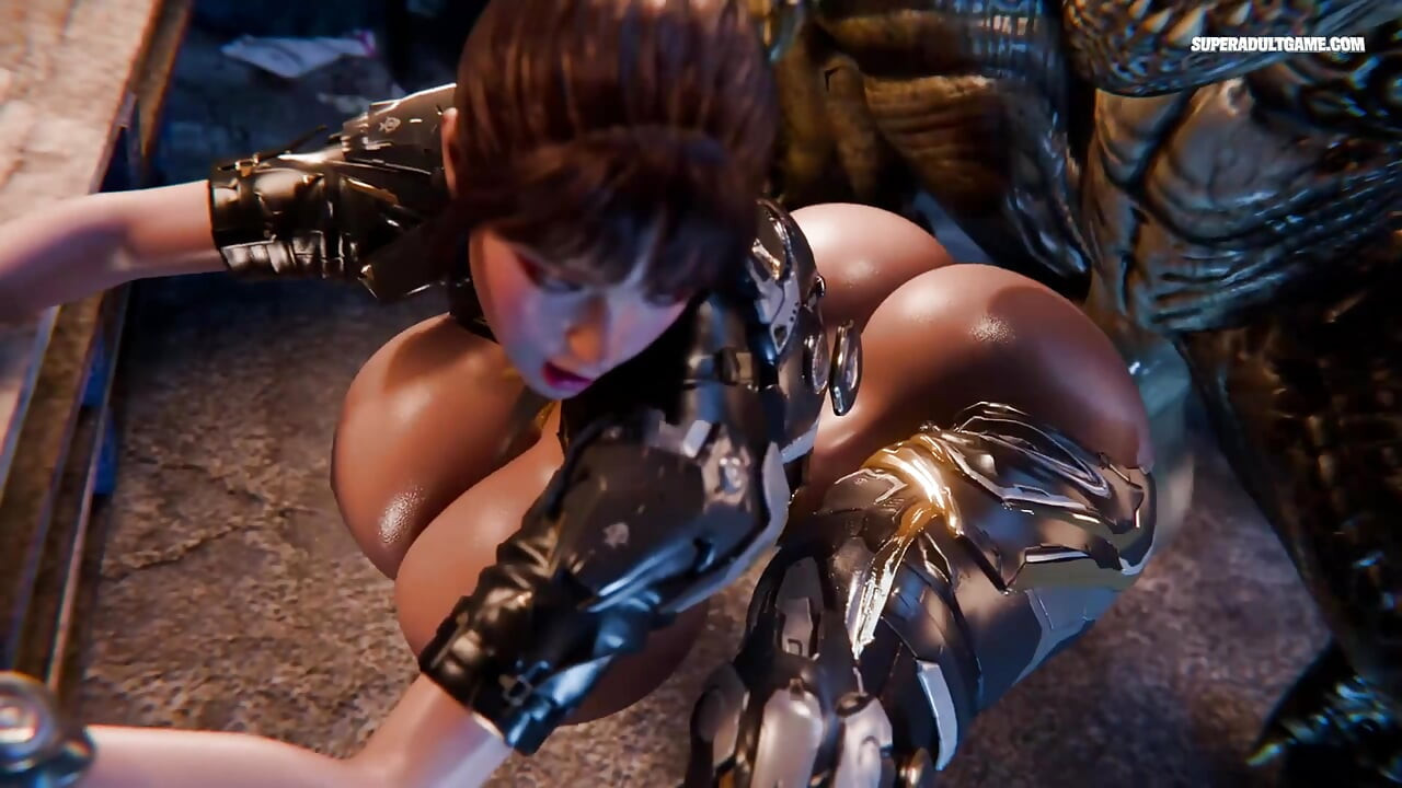 3D Teen Character Absolutely Destroyed Her Pussy By Giant Cock - Realistic Animation