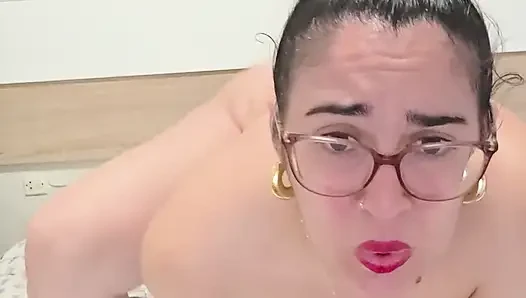 Vajinamda dev dildo