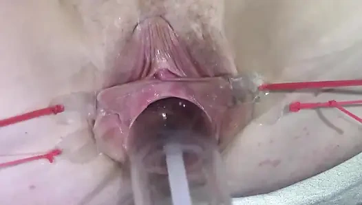 11 Vagina Tersebar Luas Close up Fuck Dengan Lampu 1000 Watt