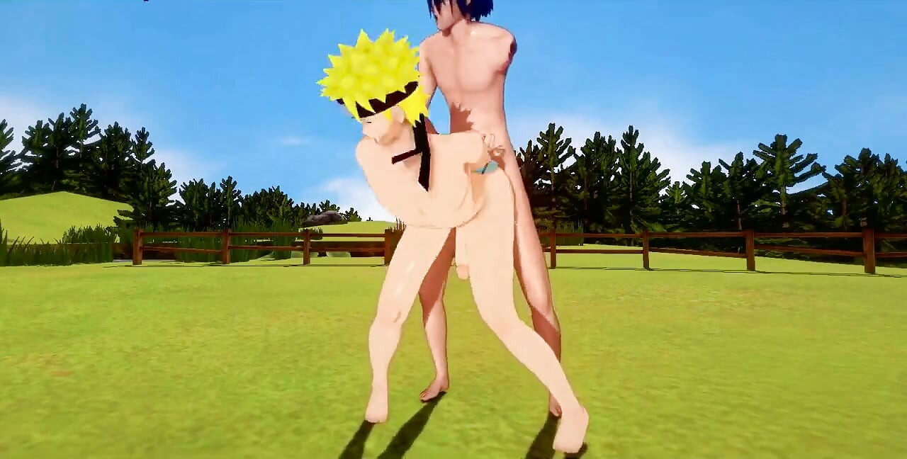 Boruto - Sasuke Fucks Naruto in Outdoors