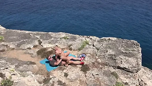 horny fuck with view of the sea