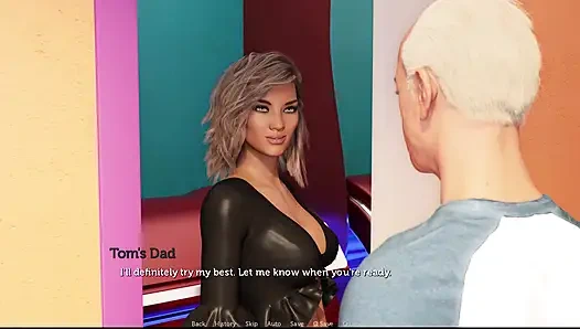 Das abenteuerlustige paar 112 Anne hat ihre Aktivitäten in der Boutique und im Salon gemacht