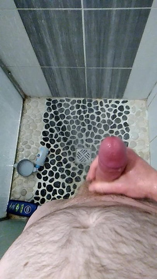 Cum in the shower