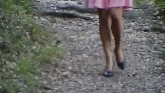 Pisse hose draußen