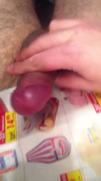 Handjob on a Carrefour Brochure