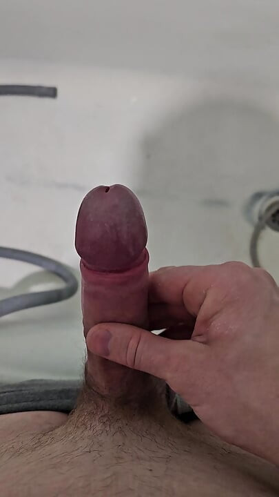 My throbs with desire... Jerking off in the bathroom.