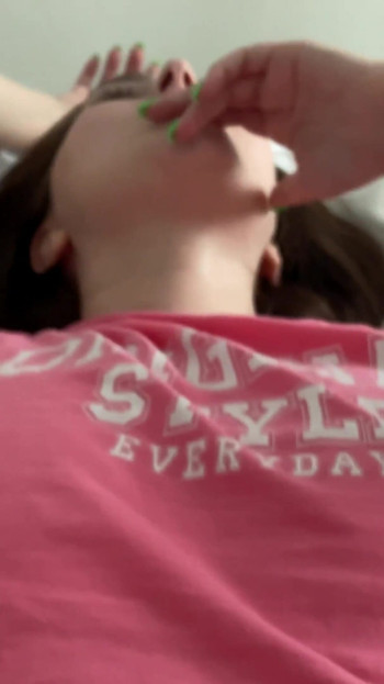 Young Russian stepmom fucks her stepson in the morning