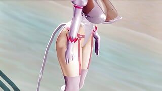 MMD R-18 Аниме-девушки, сексуальный танцующий клип 74