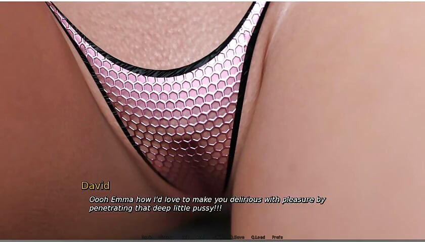 Laura Lustful Secret - Gameplay - Roleplay - Adolescente provoca al amigo de su padrastro con su coño hinchado y camel toe