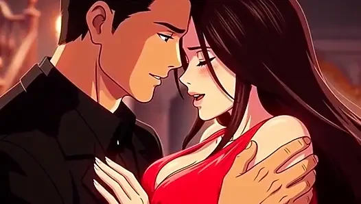 Romantic candlelight dinner that ends with husband making love to pregnant Ayesha on table