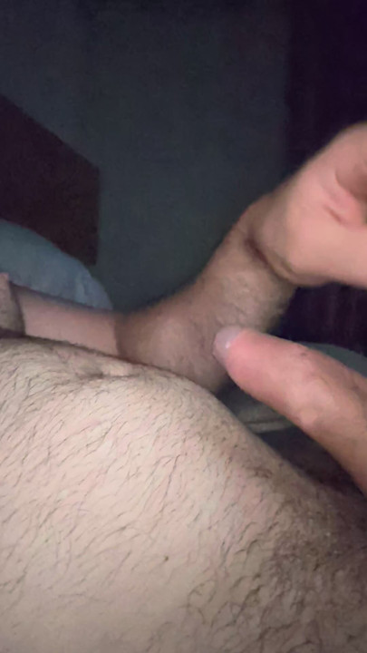 Quick cum before sleep