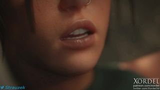 Lara Croft, godin, buitenshuis