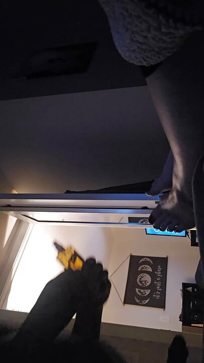 Sucking toes