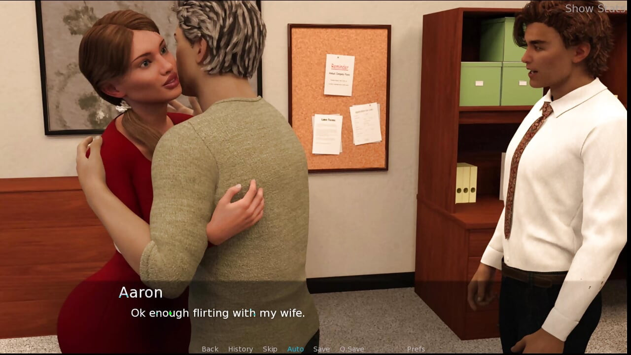 مشروع زوجة ساخنة #44: آرون نائب الرئيس على إميلي بينما يوهانس يشاهد