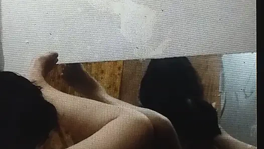 Kali ini cewek ini pengen jilat memeknya