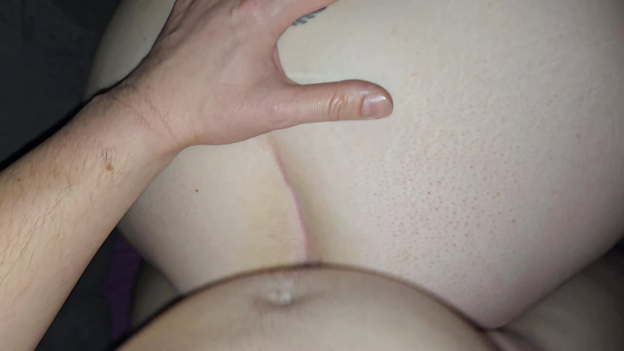 Watching TV Together Turned Into Hot Sex and Cumshot on Wife's Pussy