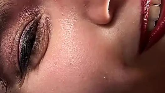 Chunky brunette enjoys solo sex