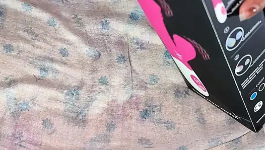 New Dildo, full power vibration in my pussy made me horny for Penis