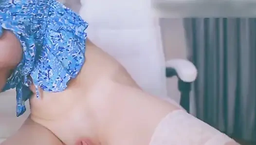 I Eat My Own Cum and Fuck My Pussy Hard with Vibrator