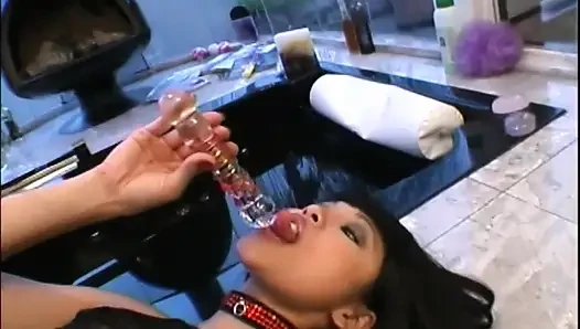 Japanese Teen Have a Hard Sex with His European Boyfriend