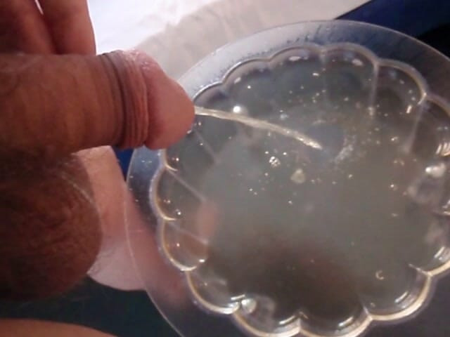 I use a bedroom table as piss potty