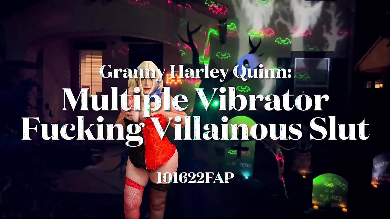 Baka Harley Quinn: Višestruko jebanje zle kurve vibratorom