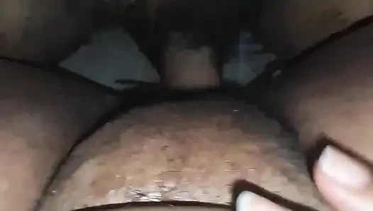 This maid waited for my wife to come out to tease me, I couldn't resist in that ass