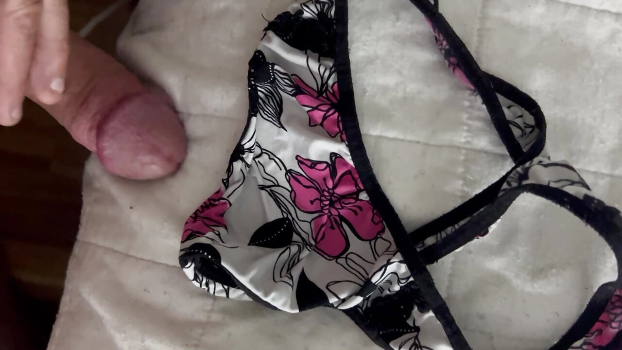 Playing with panties on my bone