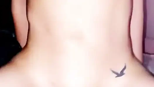 Roxxxette_fox: Riding with wet pussy and tits in the air