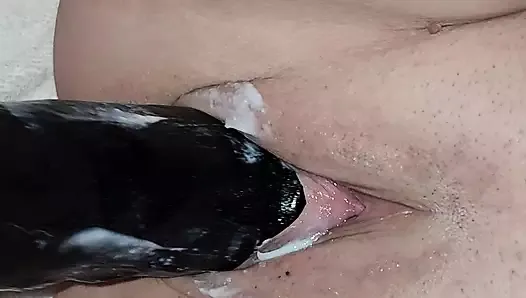 More bbc for my greedy married white wife pussy huge bbc dildo again for me I love huge cocks in my married pussy