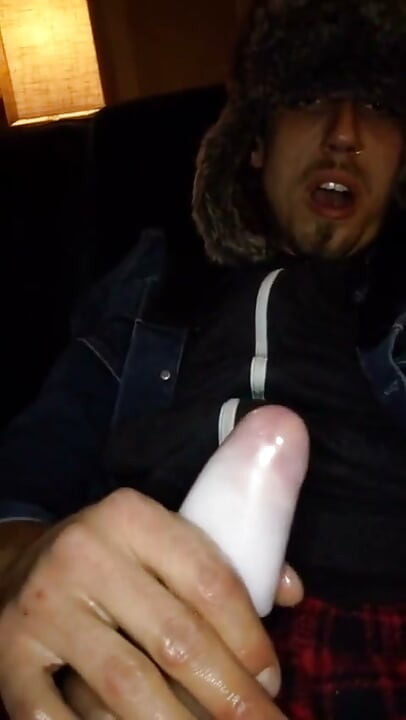 Jerk and Cum with Tenga Egg Toy on Living Room Couch While Roomates or BF Could Walk in and Catch Me