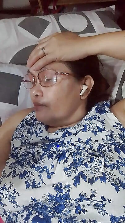 My wife assy preparing to make love with me