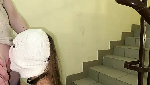 sex with a hot neighbor ended in a golden shower!