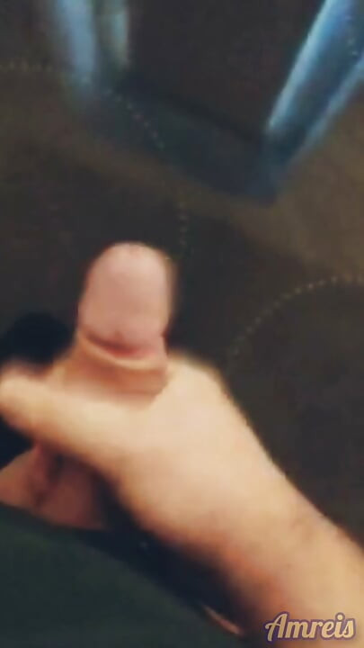 A wanker's daily routine. Bathroom, kitchen, bedroom – wank!