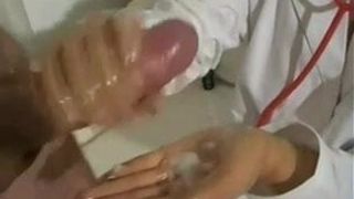 Doctor is Testing Patients Cock