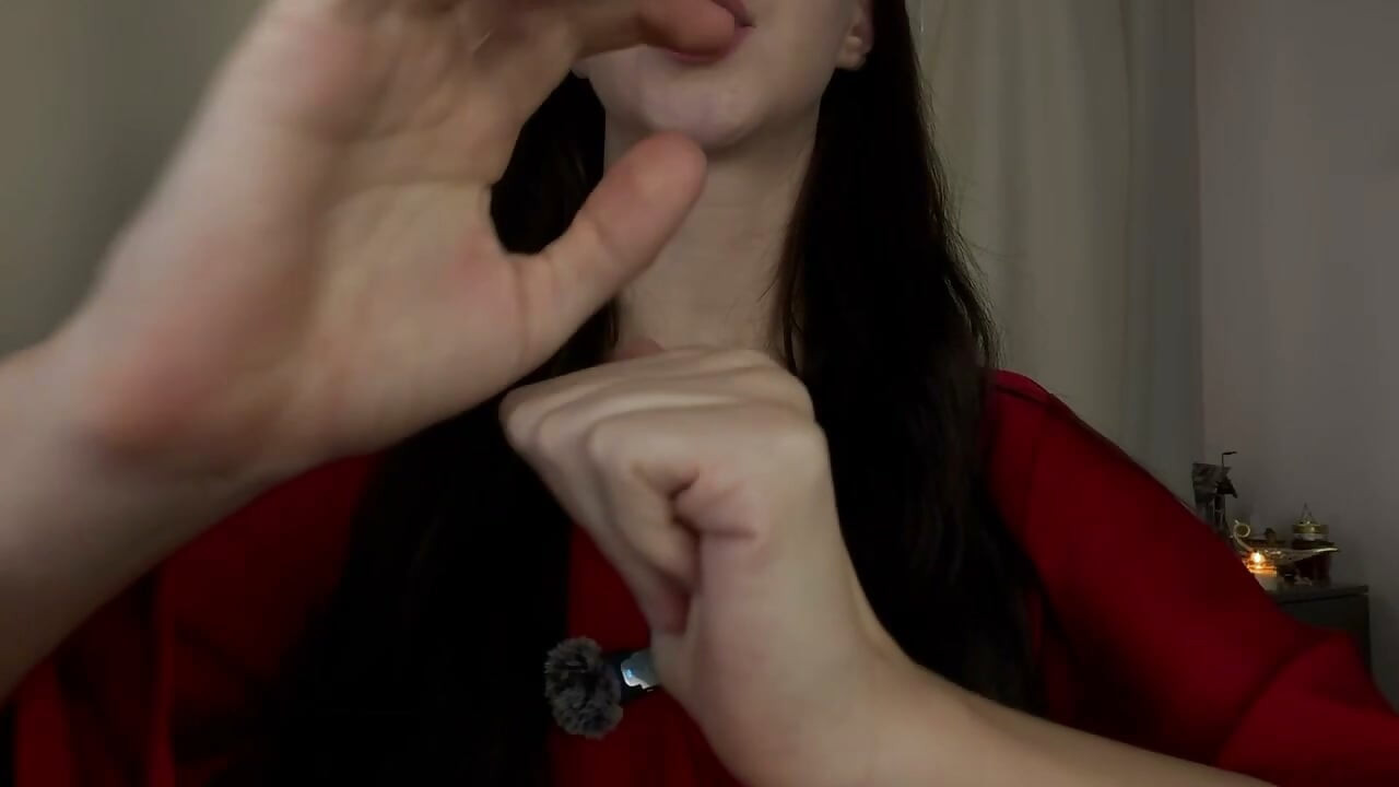 ASMR Slow Hand Movements , Plucking Away Your Stress & Anxiety