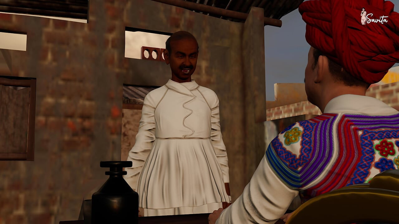Village Headman Fucks Savita Bhabhi's Tight Pussy in a Public Field - Savita Bhabhi's Business Deal