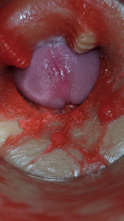 Camera Inside Deep Pussy Captures Very Huge Ejaculation of Sperm ASMR | Clip 1