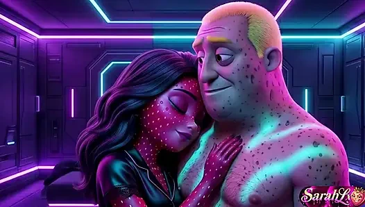 Romantisches Paar im Schlafzimmer A-i Hentai ASMR