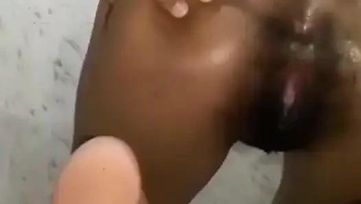 Desi hot girl taking bath and fingering herself